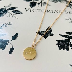 My girl 💕 round pendant necklace